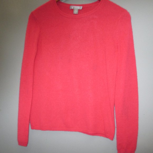 Cashmere By Charter Club Women's Sweater Size XS 100% Cashmere Red Sweater - Picture 2 of 11